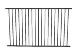 Xpress fence in a box - boundary fencing ALUMINIUM POWDER COATED BLACK 1200MM H x 2000MM W